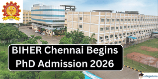 BIHER Chennai PhD Admission 2026 Begins @bharathuniv.ac.in; Apply by March 30